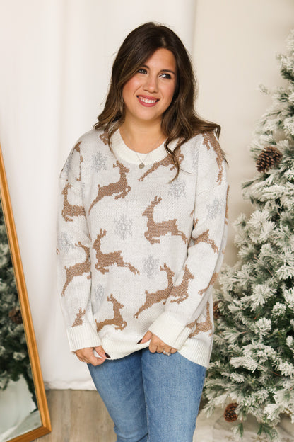 Reindeer Games Sparkle Sweater