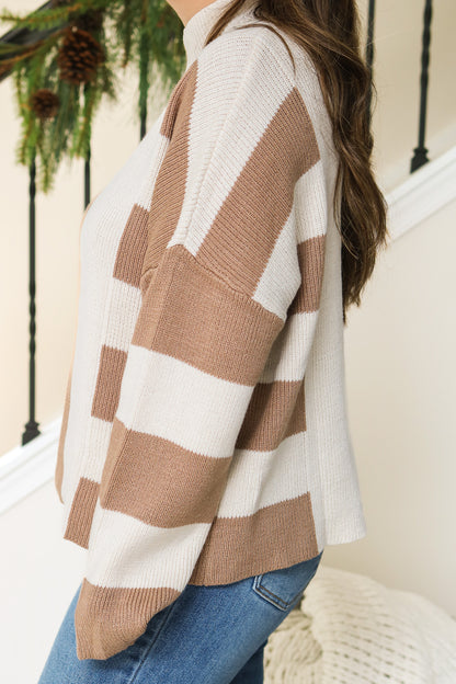 By The Fire Colorblock Sweater