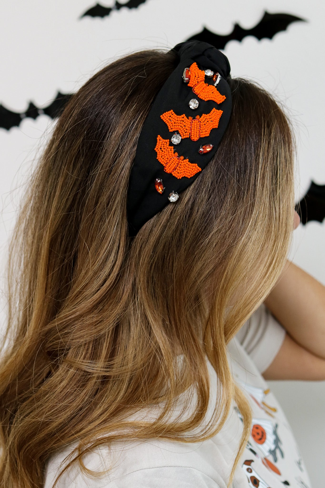 Bats Halloween Knot Headband