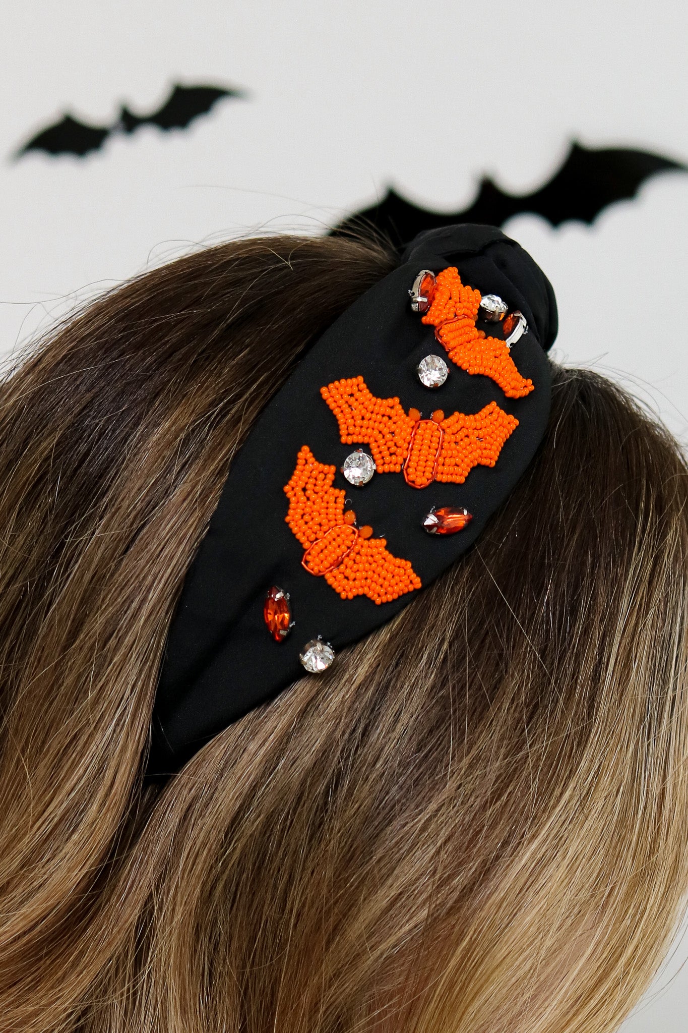 Bats Halloween Knot Headband